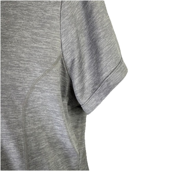 Reebok Grey Short Sleeve Top Casual Activewear Performance Workout Women's XL - Picture 5 of 12